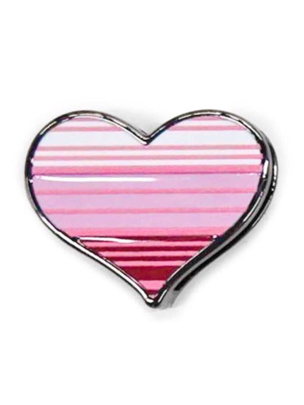 Lug Bag Charm. Love Stripe Pink. NWT